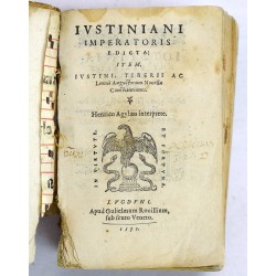 Iustiniani Imperatoris edicta